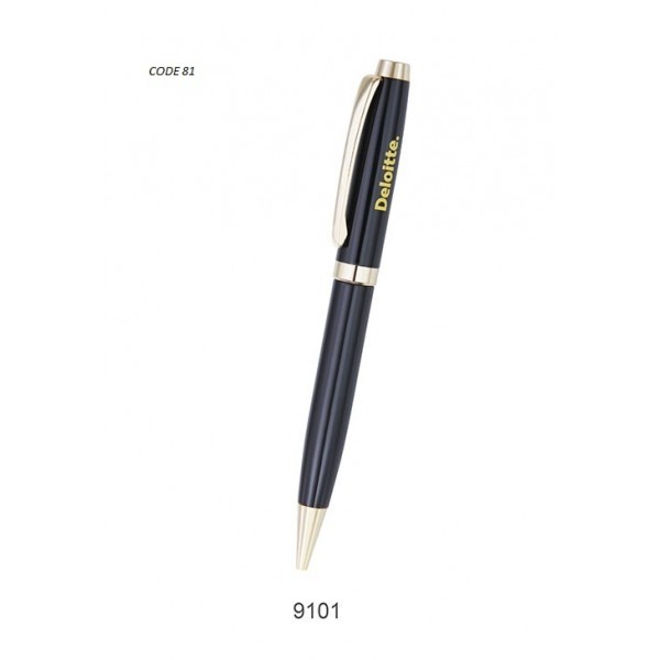 Sp Metal ball pen with colour( black grip silver)